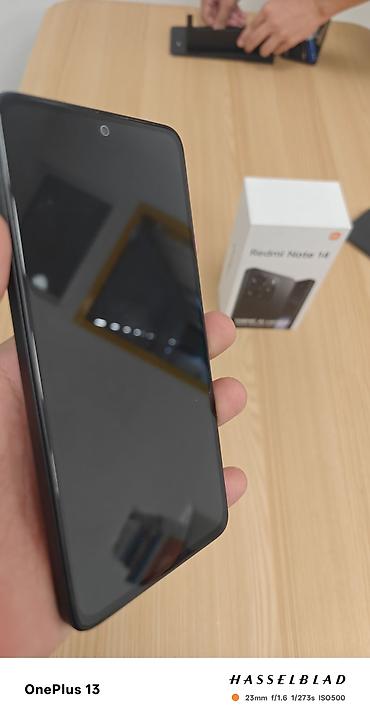 sim: Redmi, Redmi Note 14, Б/у, 256 ГБ, цвет - Черный, 2 SIM — 8