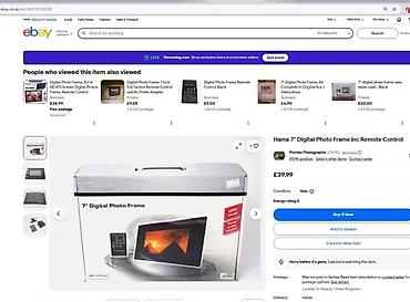 Slike i ramovi: Hama Digital Photo Frame 10.4" (model “Basic”) - Dijagonala ekrana — 5