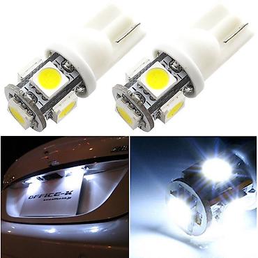 mobilni auto elektricar: -T10 Silikonska cob led sijalice vodotporne beloplavicaste 6000k 12v — 5