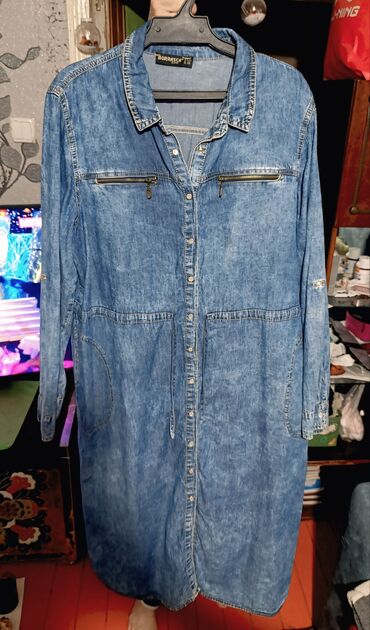 Другая женская одежда: 👗 Джинсовое көйнөк – BURRASCA бренд Баасы: 1000 сом Абалы — жакшы