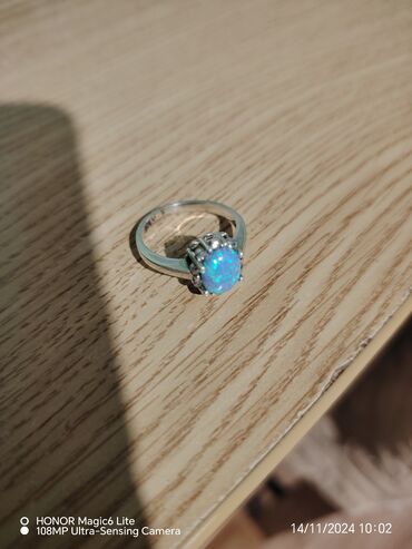 Prstenje: Ženski prsten, Handmade, Materijal: Kristal, Srebro — 14