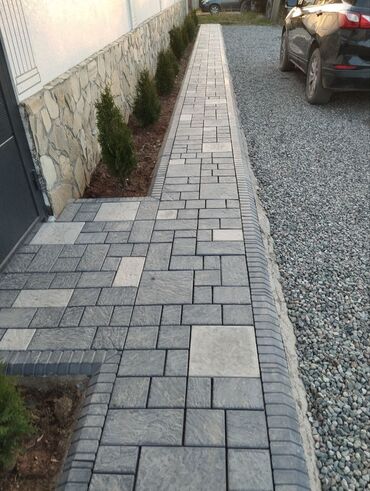 Тротуарная плитка: Тротуарная плитка, Другая модель, Под камень, Для двора, Новый — 16