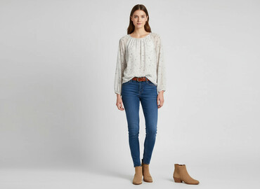 bluzki w paski massimo dutti: Clockhouse, Жіноча блуза, розмір M
