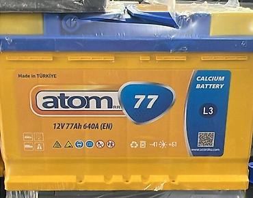 statır: Akkumulyator "Atom 77 Ah"Yüksək performanslı avtomobil akkumulyatoru — 1