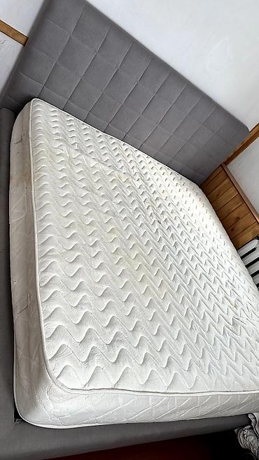 Оңдоп-түзөө жана курулуш: Двуспальная кровать King size с мягким изголовьем и матрасом. Огромная — 3