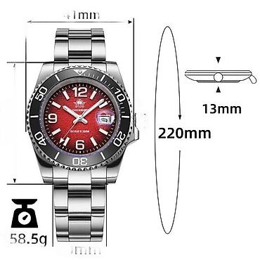 Ručni satovi: ADDIESDIVE AD2513 - 41mm - Crvena ADDIESDIVE AD2513 - 41mm - Crvena — 7