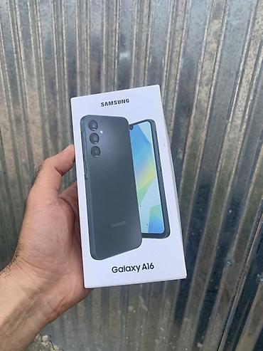 world telecom xiaomi: Samsung Galaxy A16, 128 GB, rəng - Qara, Sensor, İki sim kartlı, Face ID — 1
