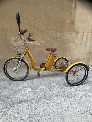 купить электровелосипед в баку: 3 çarxlı, böyüklər üçün elektrovelosiped. 3 sürəti var. Çox rahat