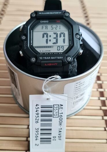 Qol saatları: Yeni, Qol saatı, Casio, rəng - Qara — 5