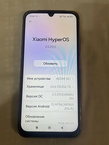 redmi note 14c: Redmi, Redmi 15C, Б/у, 256 ГБ, цвет - Черный, 2 SIM — 3