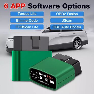 Alati za automobile: Vgate vLinker FD+ ELM327 V2.2 Forscan za Ford i Mazdu, Bluetooth 4.0 — 7