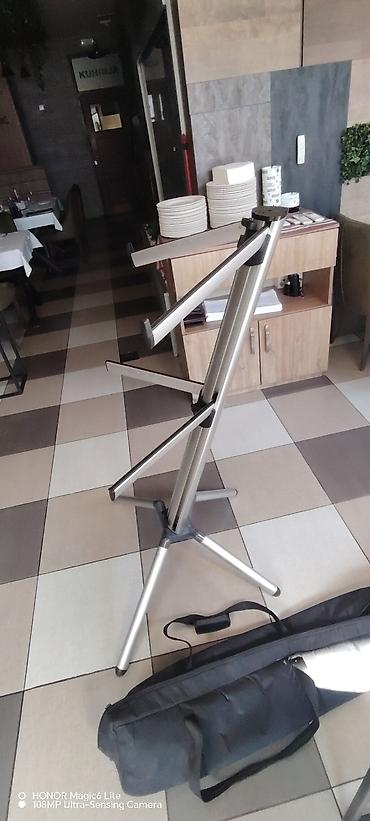 jysk jastuk za noge: K&M Spajder stalak za 2 klavijature,original sa torbom,jedina mana — 6