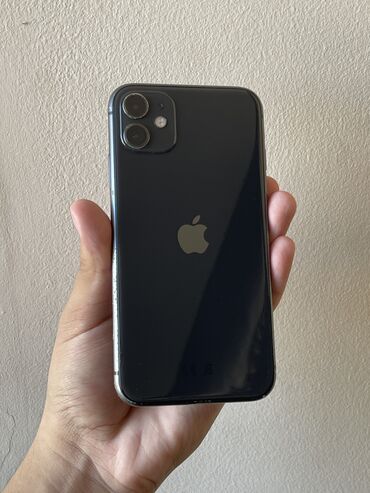 z fold 1: IPhone 11, Б/у, 128 ГБ, Черный, Защитное стекло, Чехол, 100 %