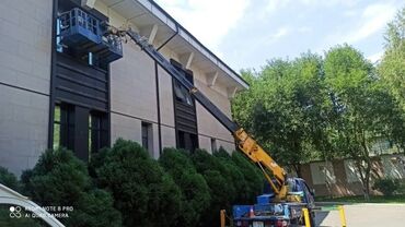 аренда оборудования для химчистки: Автовышка стрела 16М 220v Минимальный выезд на 2часа услуги