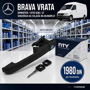 Amortizeri haube i gepeka: GRANICNIK GUMENI BOCNIH VRATA SPRINTER 95-06 VITO 638 | Granicnik — 4