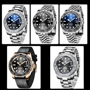 Ručni satovi: PAGANI DESIGN PD-1651 - Crno/Plava -Rolex YACHT MASTER Potpuno nov — 11
