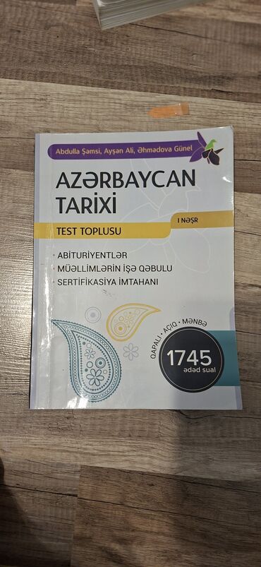 6 cı sinif informatika testləri: Məhsul: “Azərbaycan Tarixi – Test Toplusu” (I nəşr) Müəlliflər at lalafo.az 6 cı sinif informatika testləri: Məhsul: “Azərbaycan Tarixi – Test Toplusu” (I nəşr) Müəlliflər