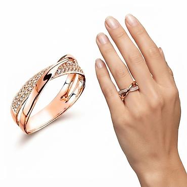 oura ring: Кольцо шакек - эксклюзив. - Серебристое кольцо с цепью: Стильное — 6