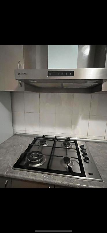 akel soba: Mətbəx üçün qaz plitəsi və hava təmizləyici dəsti - Qaz plitəsi: Beko — 1