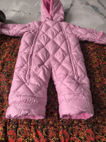 детский комбинезон для новорожденных: Тёплый детский комбинезон розового цвета. Подходит для младенца