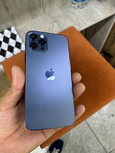 Apple iPhone: IPhone 12 Pro, Б/у, 256 ГБ, Pacific Blue, Защитное стекло, Чехол, В рассрочку, 100 % — 5