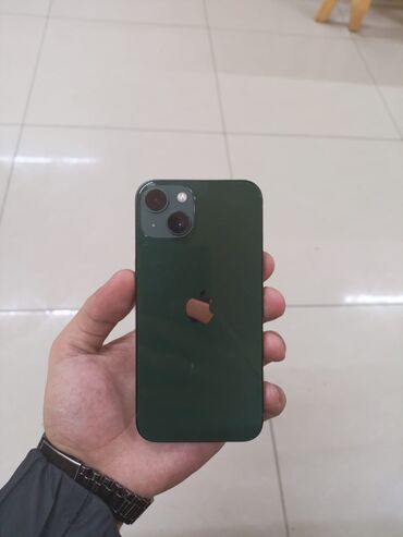 70 manata telfonlar: IPhone 13, 128 GB, Yaşıl, Zəmanət, Simsiz şarj, Face ID