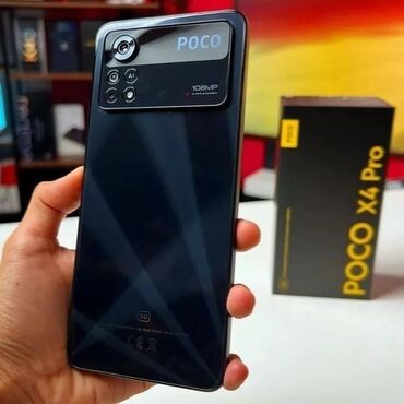 телефон ми 12: Poco X4 Pro 5G, Новый, 256 ГБ, цвет - Черный, 2 SIM, eSIM