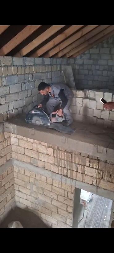 Beton işləri: Beton kəsmə və deşmə xidməti - Armaturlu beton, monolit, kərpic və — 1