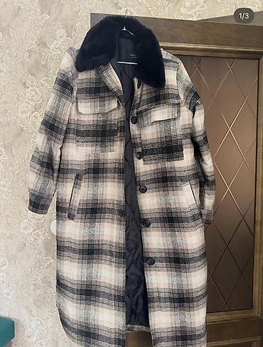 clothe: Два женских пальто в клетку. 1) DeFacto Outerwear, размер S - — 1