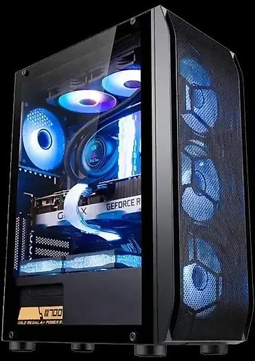 Ostali kompjuterski delovi: PC kućište – mid‑tower sa mesh prednjim panelom i kaljenim staklom - — 2