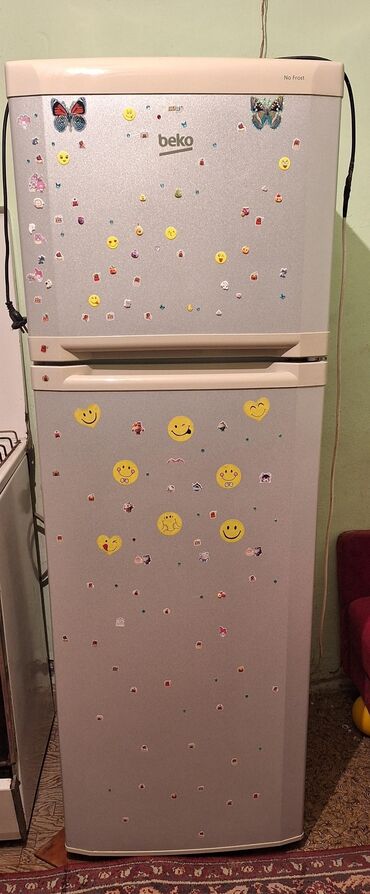 2 qapılı Beko Soyuducu Satılır, rəng - Boz