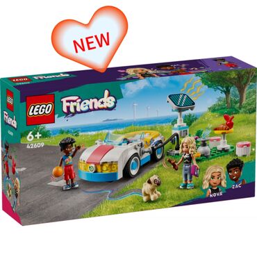 детские игрушки новинки: Lego Friends 42609 Электромобиль и зарядное устройство 🚙Новинка