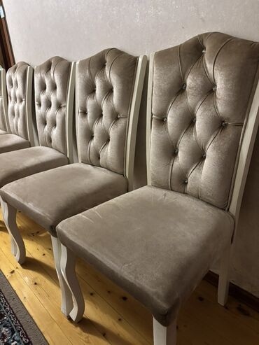 Masa və oturacaq dəstləri: Yemək otağı dəsti – masa və stullar - Klassik üslubda yemək masası — 22