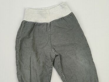 legginsy moro szare: Spodnie dresowe, 12-18 m, stan - Dobry