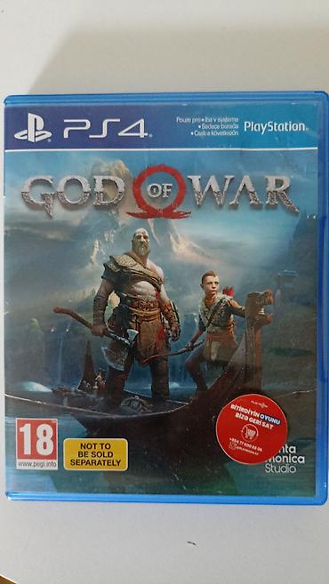 cd disk: God of War 2018 ps4/5 üçün Disk tam işlək vəziyyətdədir Blu ray disk — 1