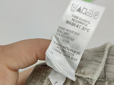 lniana: Marks & Spencer, Spodnie materiałowe damskie, rozmiar 2XL — 5