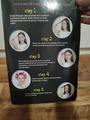 Figaro za kosu: ACEVIVI Curl – električni set za uvijanje kose - Komplet sa 12 — 6