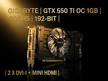 rtx 3070 8gb: Videokart Gigabyte GeForce GTX 550 Ti, < 4 GB, İşlənmiş — 1