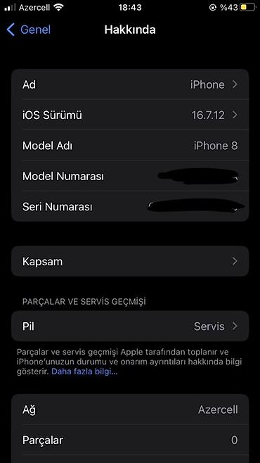 Apple iPhone: IPhone 8, 64 GB, Qırmızı, Simsiz şarj -da lalafo.az — 10 Apple iPhone: IPhone 8, 64 GB, Qırmızı, Simsiz şarj — 10