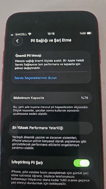 apple iphone se 2022: IPhone SE 2020, 256 GB, Qırmızı, Barmaq izi — 3