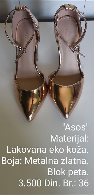 Salonke: ASOS ženske cipele sa kaišićem oko članka. - Materijal: lakovana eko — 6