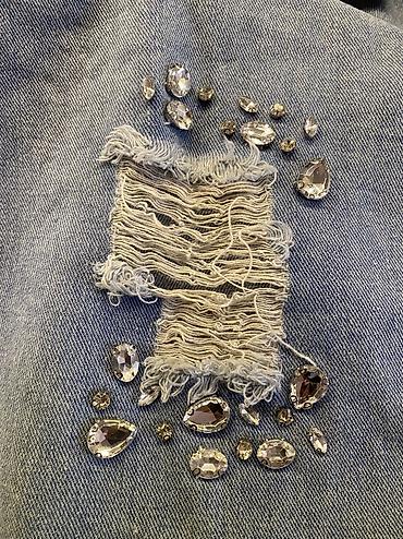 jeans: Qadın cins şalvar - Rəng: açıq mavi (light blue denim) - Kəsim — 3