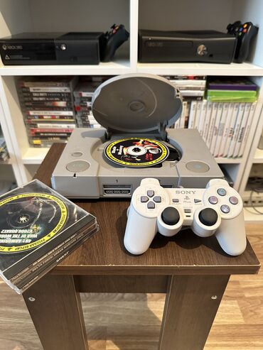 PS2 & PS1 (Sony PlayStation 2 & 1): Playstation 1 Fat 7+ disklə verilir (çipli) 1 original joysticklə