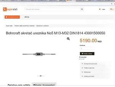 Ključevi: Podesivi ključ za nareznice (DIN 1814), tip 5 700, opseg M13–M32 — 17