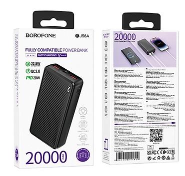 Kateqoriya: Power banklar Borofone BJ56A Black 20.000mAh • Tutum