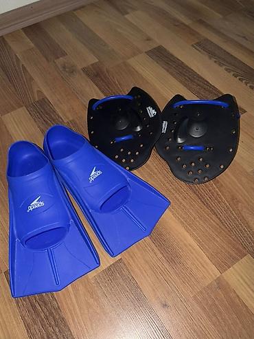 su alti ov: Üzgüçülük üçün avadanlıq dəsti - Üz qapaqları: Speedo marka, qısa — 6