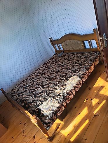 Дом и сад: Taxta tək nəfərlik çarpayı - Material: möhkəm ağac karkas, oyma — 1