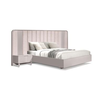 Спальные гарнитуры: Спальный гарнитур, Новый, Комод, Двуспальная кровать, Шкаф, Россия, В рассрочку, МДФ, Бесплатная доставка, цвет - Розовый — 3