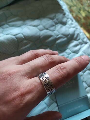 кольца на пальцы: Мусульманское кольцо 22р күмүш 9грамм 925 проба