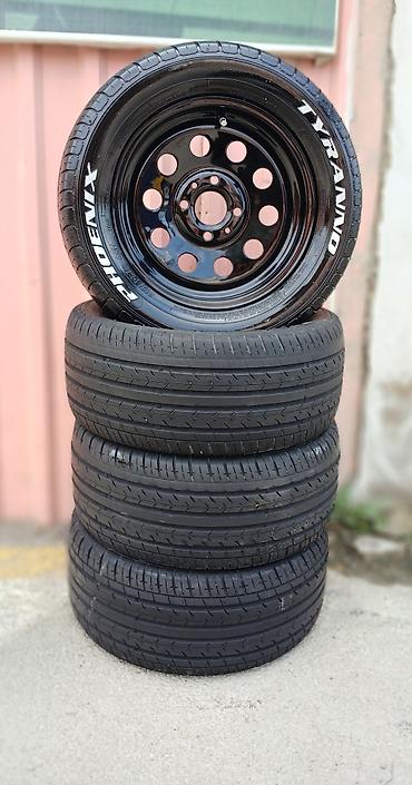 Salam 215 50 r 13 4 ədəd təkər və 4 ədəd polad disk satılır. Təkər